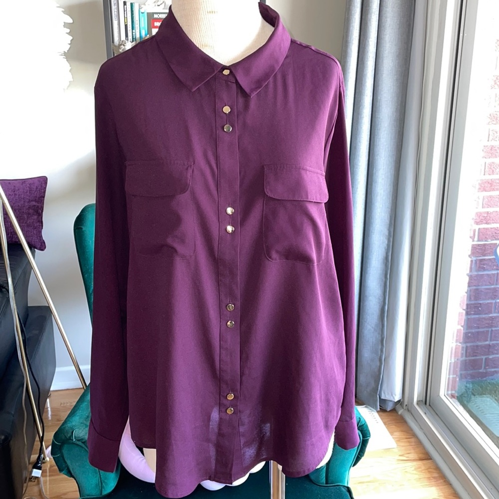 ✨✨HOST PICK✨✨ IVANKA TRUMP Purple blouse